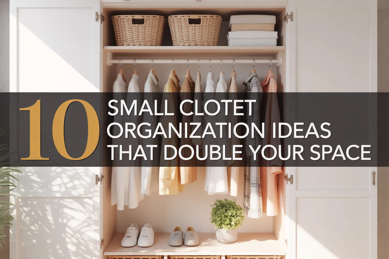 10 Small Closet Organization Ideas That Double Your Space