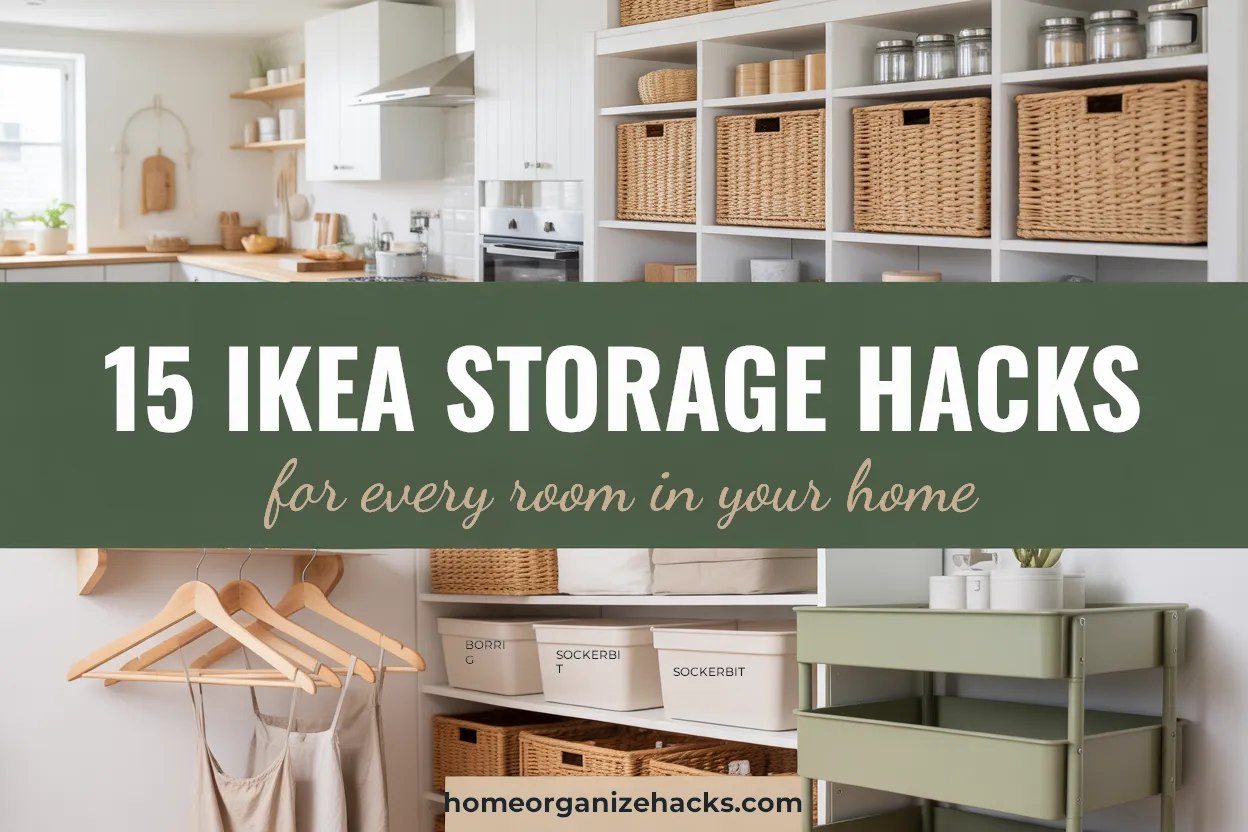 15 IKEA Storage Hacks for Every Room in Your Home