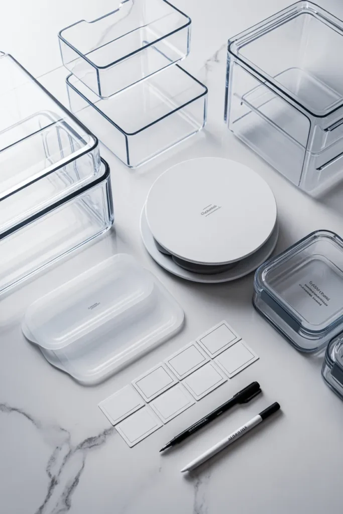 Best fridge organization products — clear bins, lazy susan, shelf liners, and produce keepers for a beautifully organized refrigerator