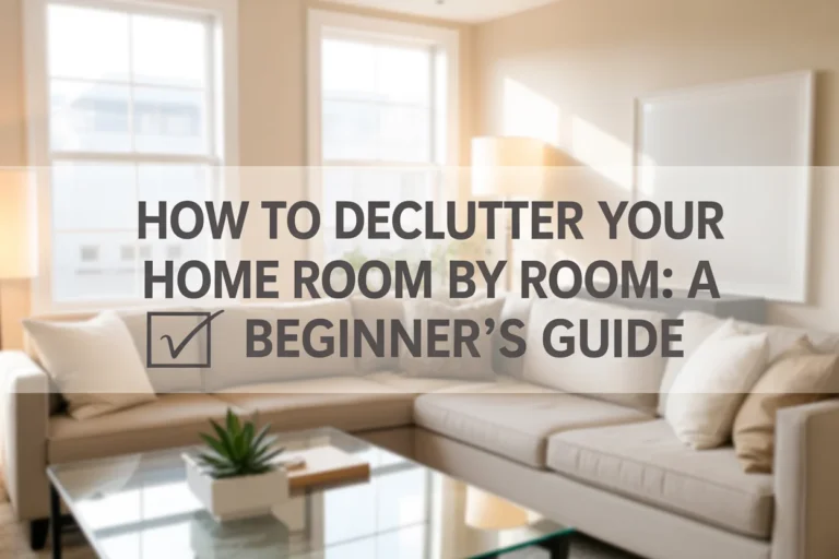 How to Declutter Your Home Room by Room A Beginner's Guide