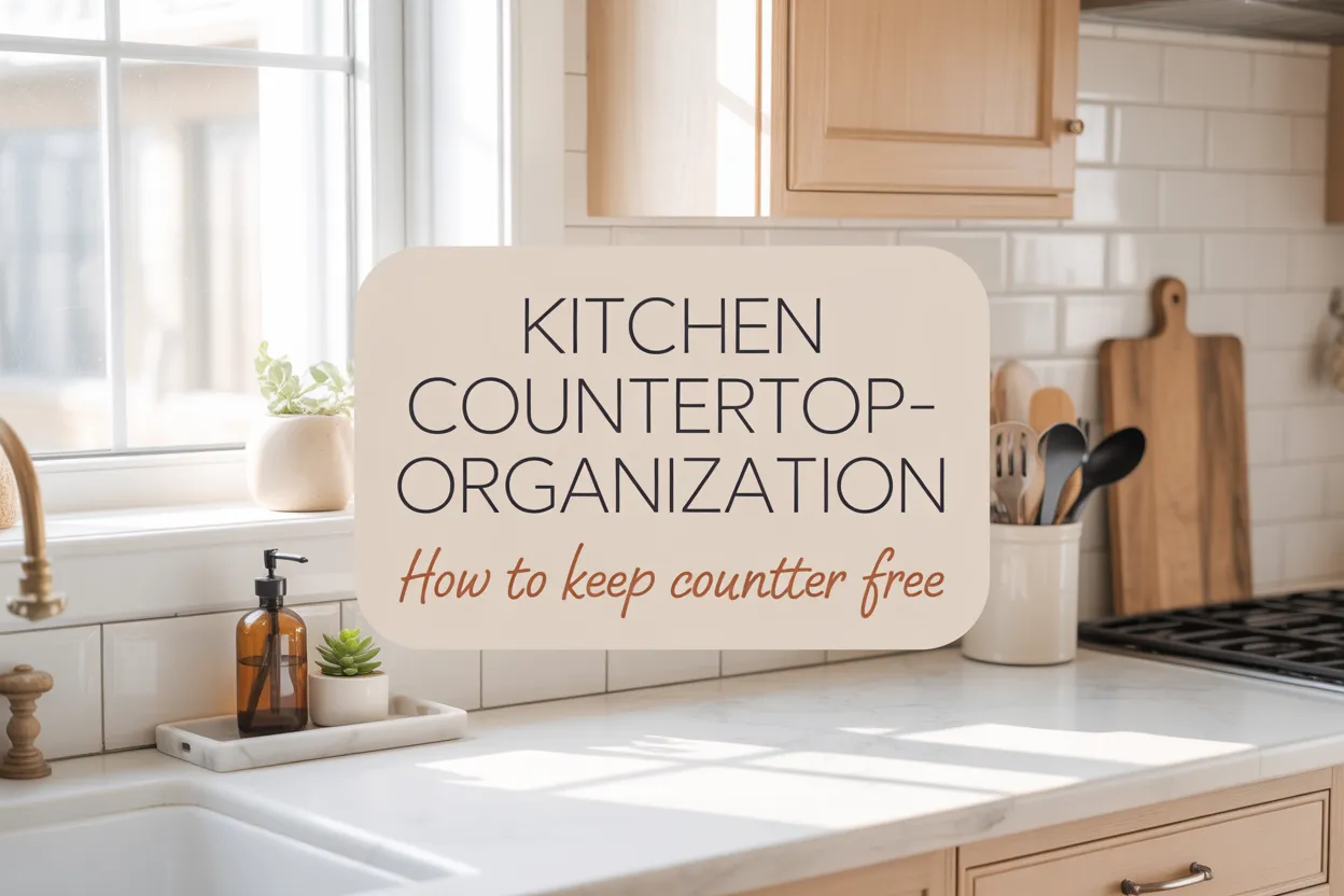Kitchen Countertop Organization How to Keep Counters Clutter Free