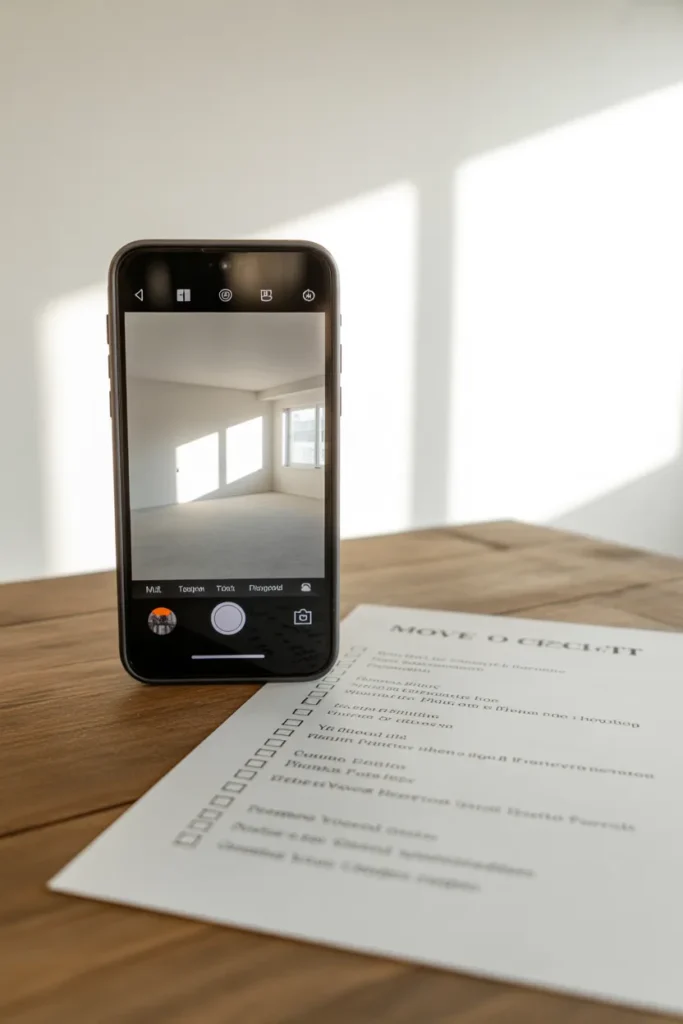 Renter friendly apartment move in checklist protecting security deposit with damage free organization