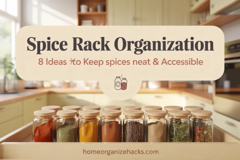 Spice Rack Organization 8 Ideas to Keep Spices Neat and Accessible