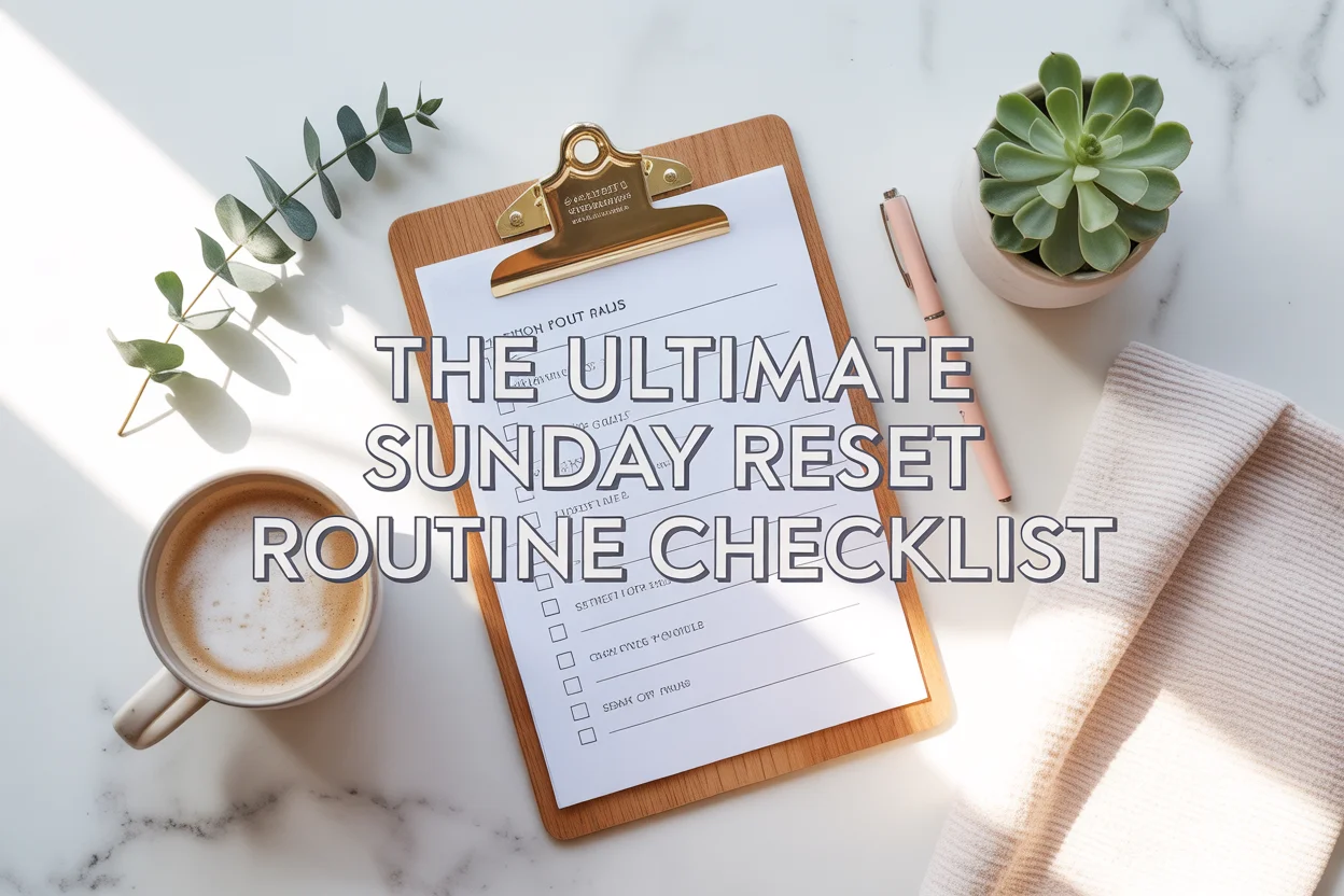 The Ultimate Sunday Reset Routine Checklist (Free Printable)