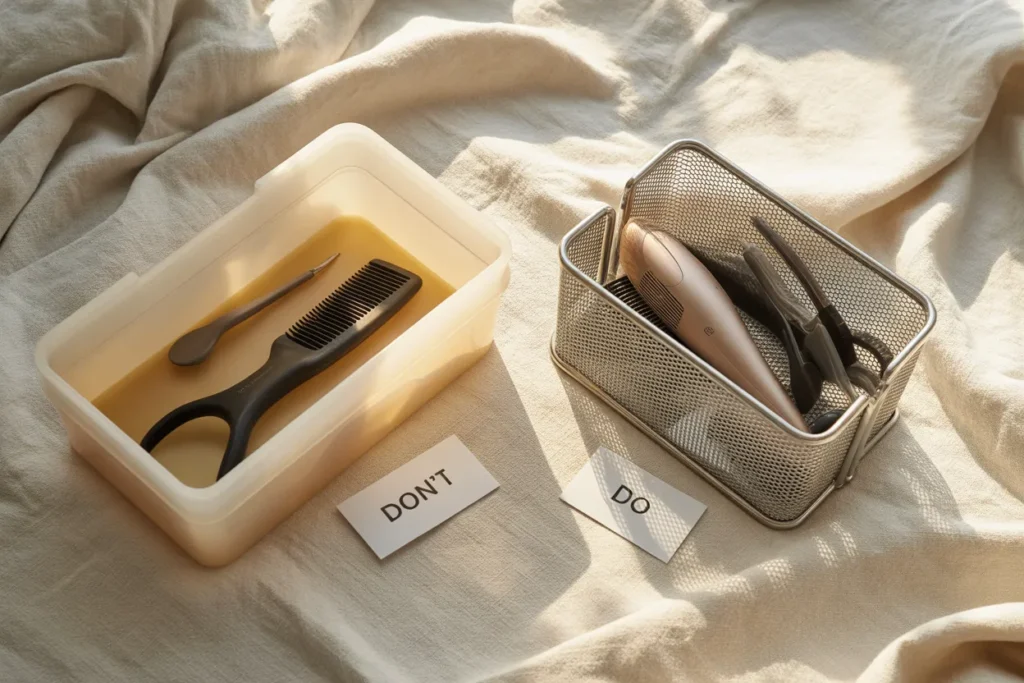 Common under bathroom sink organization mistakes do this not that comparison