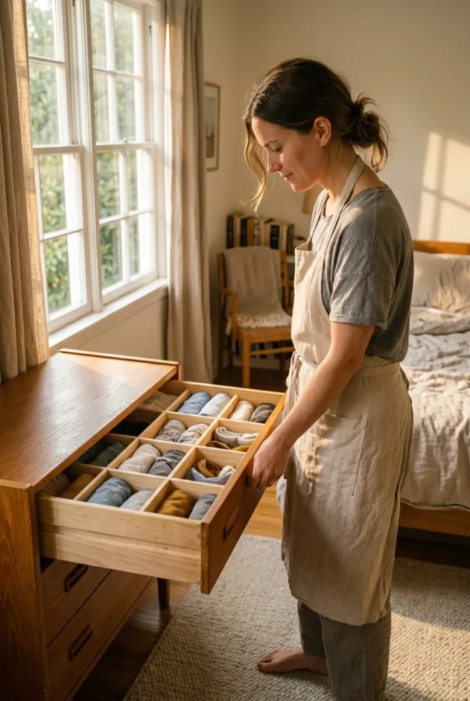 Drawer dividers diy finished organized dresser drawer lifestyle