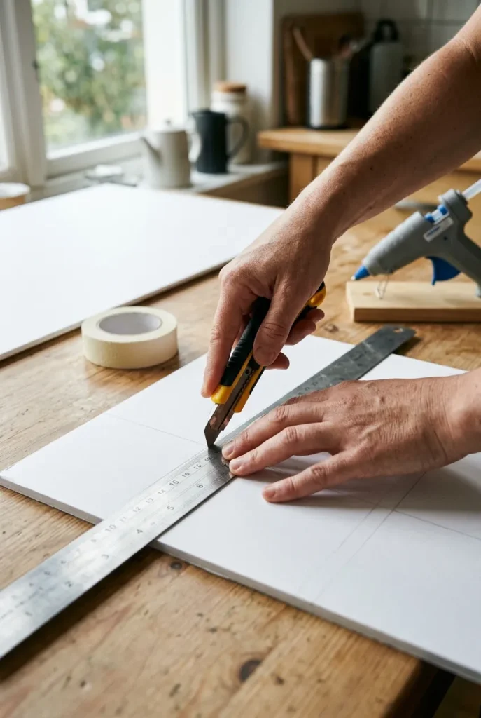 Drawer dividers diy foam board cutting no wood method