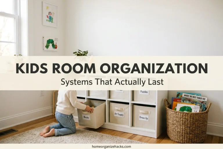 Kids Room Organization Systems That Grow With Your Child